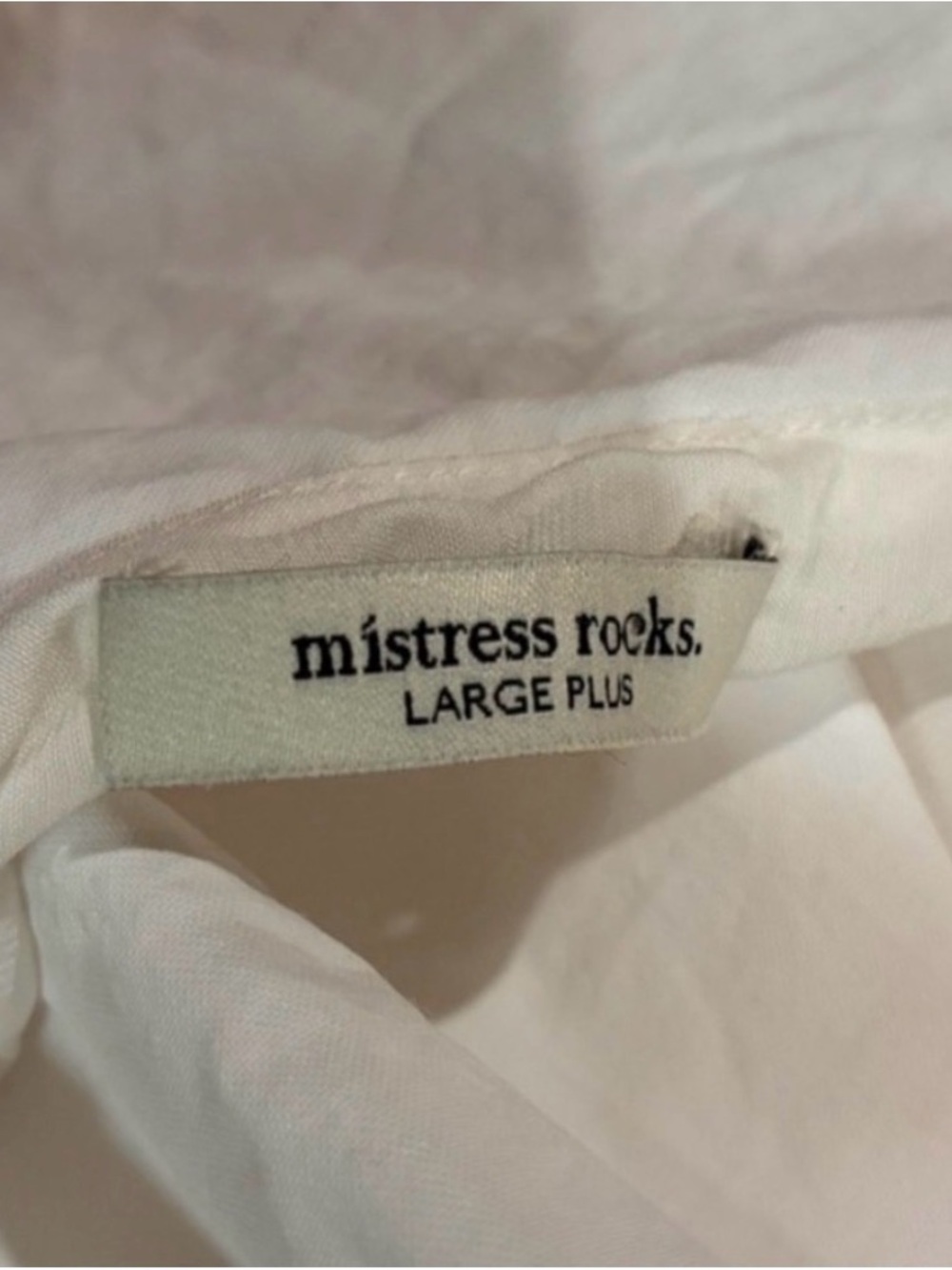Mistress Rocks Plunge Drape Cocktail Minidress
White - Picture 10 of 12